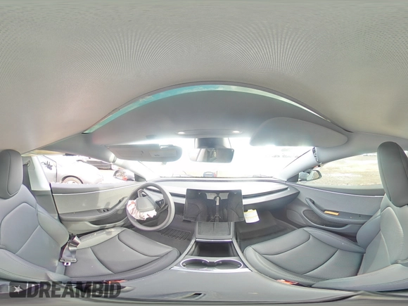 2025 Tesla Model 3 Long Range with VIN 5YJ3E1EAXSF980461, listed as a Copart auction lot 51093215 with 225 mi miles and Salvage title. Bid and sale history available at DreamBid. Image 12.