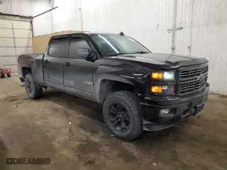 2015 Chevrolet Silverado 1500 LTZ with VIN 3GCUKSEJ5FG446111, listed as a Copart auction lot 89320835 with 164,191 mi miles and Salvage Title. Bid and sale history available at carsss.com. Image 4.