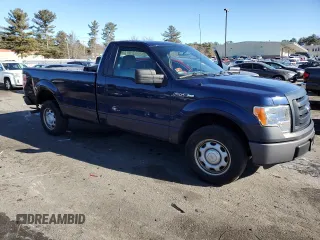 2012 Ford F-150 XL with VIN 1FTNF1CF5CKD98700, listed as a Copart auction lot 43165675 with 65,089 mi miles and Salvage title. Bid and sale history available at DreamBid. Image 4.