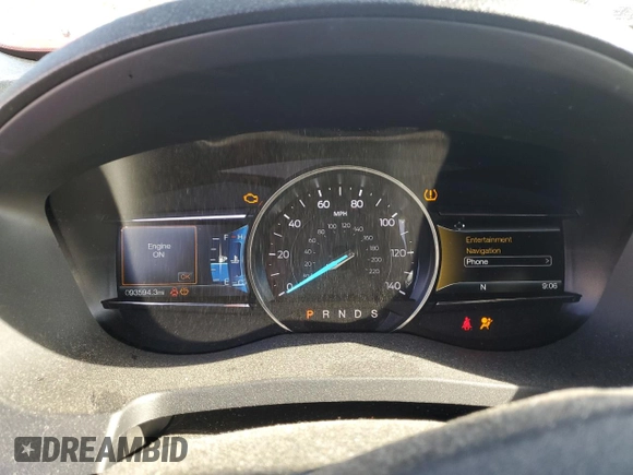 2017 Ford Explorer Sport with VIN 1FM5K8GT2HGD82948, listed as a Copart auction lot 57277915 with 93,594 mi miles and Clean title. Bid and sale history available at DreamBid. Image 9.