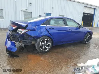 2023 Hyundai Elantra Limited with VIN KMHLP4AG9PU515797, listed as a Copart auction lot 43249305 with 49,763 mi miles and Salvage Title. Bid and sale history available at carsss.com. Image 3.