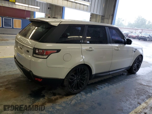 2015 Land Rover Range Rover Sport HSE with VIN SALWR2VF5FA623795, listed as a Copart auction lot 57666155 with 128,513 mi miles and Clean title. Bid and sale history available at DreamBid. Image 3.