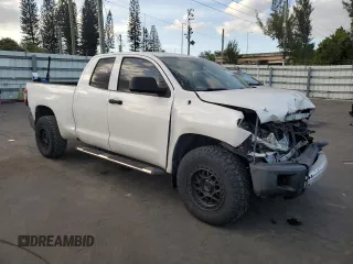 2019 Toyota Tundra SR with VIN 5TFRM5F10KX142691, listed as a Copart auction lot 83976374 with 45,679 mi miles and Salvage title. Bid and sale history available at DreamBid. Image 4.