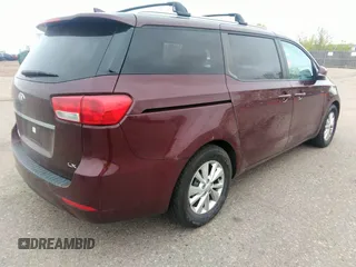 2016 Kia Sedona LX with VIN KNDMB5C18G6161281, listed as a IAAI auction lot 42134710 with 175,777 mi miles. Bid and sale history available at carsss.com. Image 4.