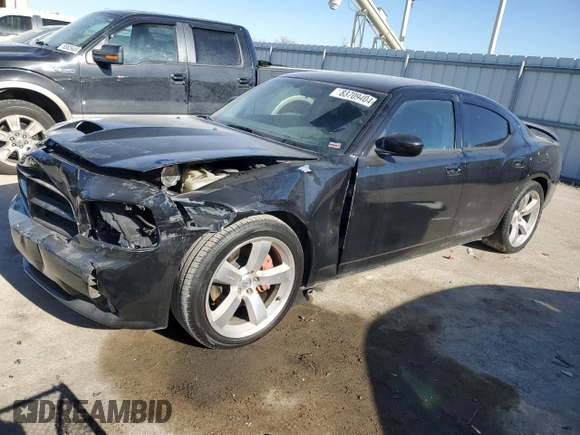 2006 Dodge Charger SRT-8 with VIN 2B3KA73W76H421802, listed as a Copart auction lot 83709404 with Not Provided miles and Salvage Title. Bid and sale history available at DreamBid. Image 1.