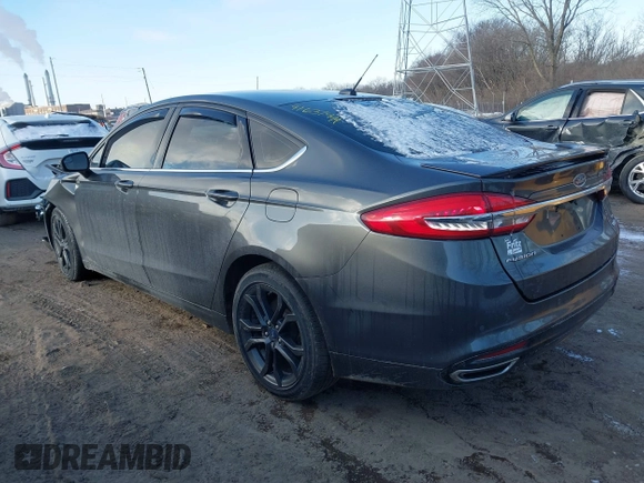 2018 Ford Fusion SE with VIN 3FA6P0T95JR105382, listed as a IAAI auction lot 41637499 with 35,516 mi miles and . Bid and sale history available at carsss.com. Image 3.