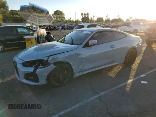 2023 BMW 4 Series 430i with VIN WBA53AP00PCN03414, listed as a Copart auction lot 81641014 with Not Provided miles and Salvage Title. Bid and sale history available at DreamBid. Image 1.