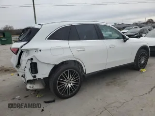 2023 Mercedes-Benz GLC with VIN W1NKM4GB8PF025496, listed as a Copart auction lot 84057654 with 12,844 mi miles and Salvage Title. Bid and sale history available at carsss.com. Image 3.