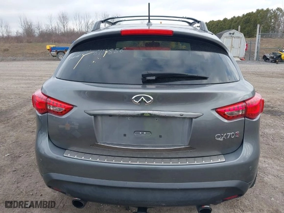 2016 Infiniti QX70 with VIN JN8CS1MU1GM670819, listed as a IAAI auction lot 41890593 with NaN miles. Bid and sale history available at carsss.com. Image 16.