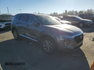 2019 Hyundai Santa Fe SEL with VIN 5NMS3CAD2KH008493, listed as a Copart auction lot 35865073 with 0 mi miles. Bid and sale history available at carsss.com. Image 4.