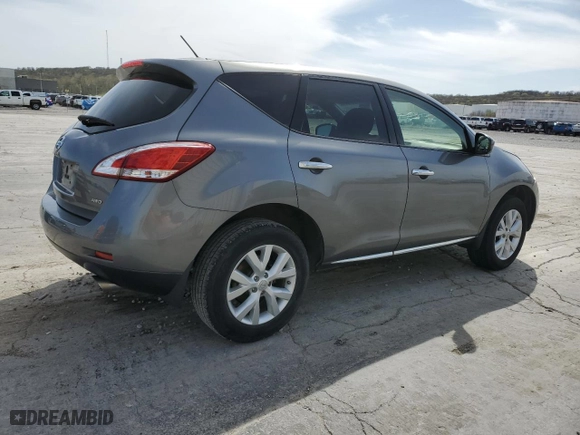 2013 Nissan Murano S with VIN JN8AZ1MW5DW301465, listed as a Copart auction lot 51799385 with 104,814 mi miles and Salvage Title. Bid and sale history available at carsss.com. Image 3.