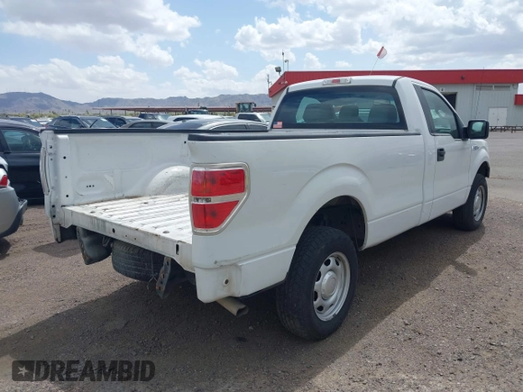 2014 Ford F-150 XL with VIN 1FTMF1CM4EKE98669, listed as a IAAI auction lot 41927986 with 133,246 mi miles and . Bid and sale history available at DreamBid. Image 4.