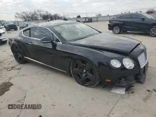 2012 Bentley Continental GT with VIN SCBFR7ZAXCC077193, listed as a Copart auction lot 41443665 with 90,262 mi miles and Clean Title. Bid and sale history available at DreamBid. Image 4.