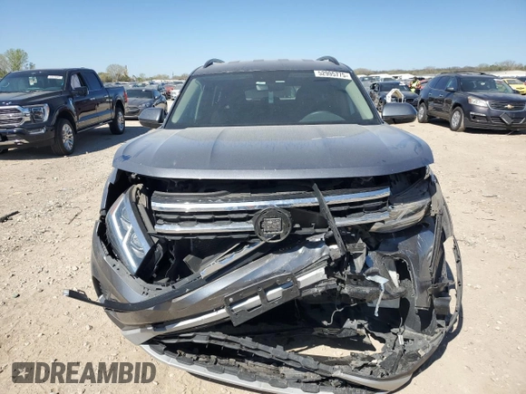 2021 Volkswagen Atlas S with VIN 1V2AP2CA4MC501931, listed as a Copart auction lot 53485375 with 127,674 mi miles and Salvage title. Bid and sale history available at DreamBid. Image 5.