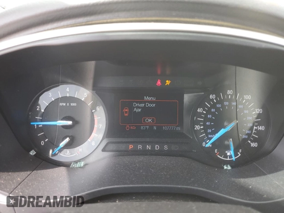 2015 Ford Fusion SE with VIN 1FA6P0H77F5130284, listed as a Copart auction lot 49231555 with 107,777 mi miles and Salvage Title. Bid and sale history available at DreamBid. Image 9.
