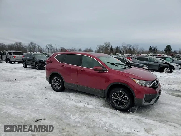 2021 Honda CR-V EX with VIN 2HKRW2H58MH619889, listed as a Copart auction lot 46990635 with 100,828 mi miles and Salvage Title. Bid and sale history available at carsss.com. Image 15.
