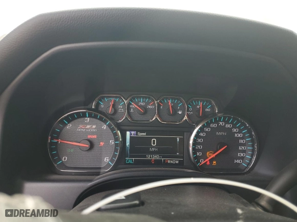 2015 Chevrolet Silverado 1500 LT with VIN 3GCUKREC6FG514880, listed as a Copart auction lot 50261225 with 121,340 mi miles and Salvage Title. Bid and sale history available at carsss.com. Image 9.