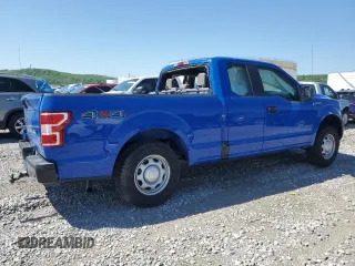 2018 Ford F-150 XL with VIN 1FTEX1EB9JKC29431, listed as a Copart auction lot 51161805 with 156,544 mi miles and Salvage Title. Bid and sale history available at carsss.com. Image 3.