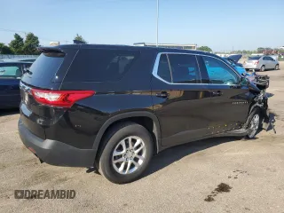 2020 Chevrolet Traverse LS z VIN 1GNERFKW1LJ131086, wystawiony jako Copart lot #64578495 z przebiegiem 114 958 mil mil oraz Szkoda całkowita • Salvage title. Historia ofert i sprzedaży dostępna na DreamBid. Obrazek 3.