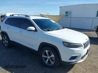 2020 Jeep Cherokee Limited with VIN 1C4PJMDX7LD651570, listed as a IAAI auction lot 41681251 with 108,620 mi miles. Bid and sale history available at carsss.com. Image 1.