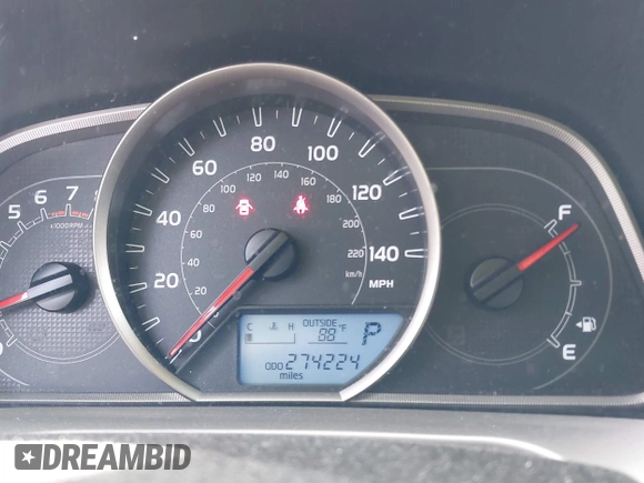 2015 Toyota RAV4 LE with VIN JTMBFREV1FD126062, listed as a IAAI auction lot 42095265 with 274,224 mi miles. Bid and sale history available at carsss.com. Image 7.