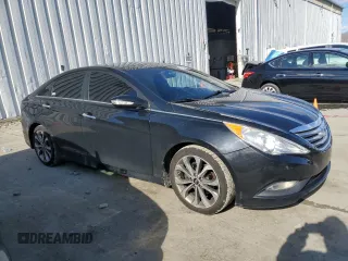 2014 Hyundai Sonata Limited with VIN 5NPEC4AB4EH901323, listed as a Copart auction lot 45665425 with 119,375 mi miles and Salvage Title. Bid and sale history available at DreamBid. Image 4.