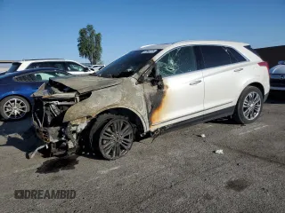 2017 Cadillac XT5 Premium Luxury FWD with VIN 1GYKNCRS1HZ139653, listed as a Copart auction lot 57684775 with Not provided miles and Salvage title. Bid and sale history available at DreamBid. Image 1.