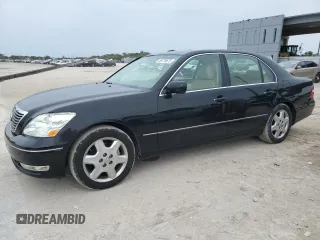 2004 Lexus LS 430 z VIN JTHBN36F640159830, wystawiony jako Copart lot #59776675 z przebiegiem 82 142 mil mil oraz Szkoda całkowita • Salvage title. Historia ofert i sprzedaży dostępna na DreamBid. Obrazek 1.