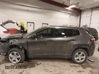 2023 Jeep Compass Sport with VIN 3C4NJDAN8PT531397, listed as a IAAI auction lot 41545093 with 9,915 mi miles and . Bid and sale history available at DreamBid. Image 14.