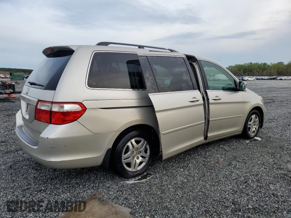 2006 Honda Odyssey EX with VIN 5FNRL38426B412891, listed as a Copart auction lot 51444025 with 215,059 mi miles and Salvage Title. Bid and sale history available at carsss.com. Image 3.