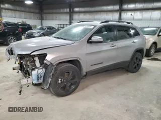 2021 Jeep Cherokee Altitude with VIN 1C4PJMLB4MD128109, listed as a Copart auction lot 44398635 with 75,556 mi miles and Salvage Title. Bid and sale history available at carsss.com. Image 1.