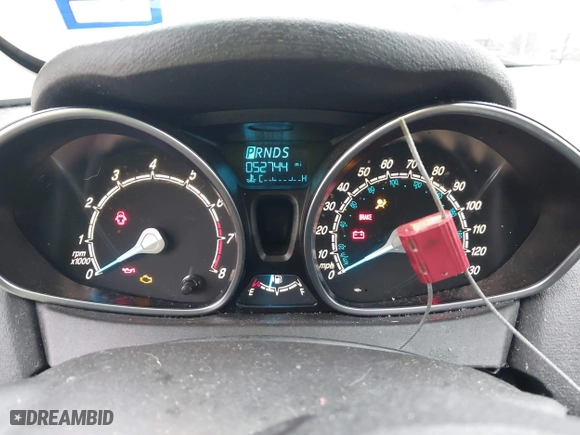 2016 Ford Fiesta SE with VIN 3FADP4EJ3GM203760, listed as a IAAI auction lot 41928386 with 52,744 mi miles. Bid and sale history available at carsss.com. Image 7.