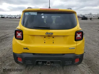 2017 Jeep Renegade Altitude with VIN ZACCJABB7HPF52275, listed as a Copart auction lot 45381965 with 96,201 mi miles and Salvage Title. Bid and sale history available at carsss.com. Image 6.
