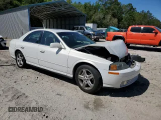 2001 Lincoln LS Sport with VIN 1LNHM87A31Y634664, listed as a Copart auction lot 53137475 with 120,072 mi miles and Salvage Title. Bid and sale history available at DreamBid. Image 4.