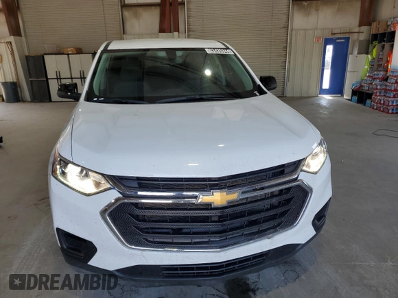 2021 Chevrolet Traverse LS with VIN 1GNERFKW6MJ179930, listed as a Copart auction lot 63435344 with 50,267 mi miles and Clean Title. Bid and sale history available at carsss.com. Image 5.