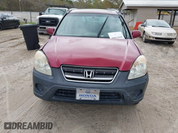 2005 Honda CR-V EX with VIN SHSRD78815U337440, listed as a IAAI auction lot 41917604 with 226,000 mi miles. Bid and sale history available at carsss.com. Image 6.
