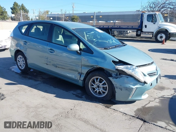 2014 Toyota Prius Two with VIN JTDZN3EUXEJ010235, listed as a IAAI auction lot 41859160 with 104,410 mi miles and . Bid and sale history available at DreamBid. Image 1.