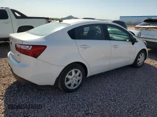 2014 Kia Rio LX with VIN KNADM4A38E6415462, listed as a Copart auction lot 52143555 with 60,079 mi miles and Salvage Title. Bid and sale history available at DreamBid. Image 3.