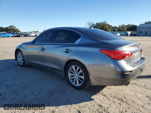 2017 Infiniti Q50 2.0t Sport with VIN JN1CV7AR8HM681391, listed as a Copart auction lot 81576354 with 136,386 mi miles and Salvage Title. Bid and sale history available at carsss.com. Image 2.