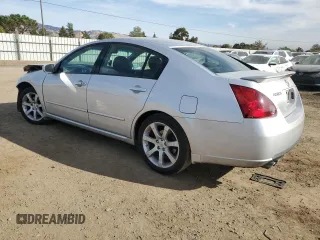 2007 Nissan Maxima 3.5 SE with VIN 1N4BA41E07C819855, listed as a Copart auction lot 78756064 with 56,201 mi miles and Salvage Title. Bid and sale history available at carsss.com. Image 2.