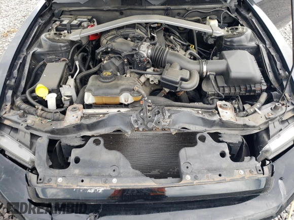 2014 Ford Mustang V6 with VIN 1ZVBP8EM7E5248753, listed as a Copart auction lot 54497105 with 90,539 mi miles and Salvage title. Bid and sale history available at DreamBid. Image 11.