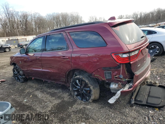 2018 Dodge Durango GT with VIN 1C4RDJDG5JC187468, listed as a Copart auction lot 44335735 with 62,567 mi miles and Salvage title. Bid and sale history available at DreamBid. Image 2.
