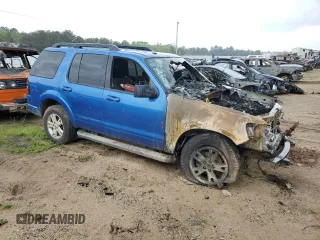 2010 Ford Explorer XLT with VIN 1FMEU6DE6AUA44030, listed as a Copart auction lot 50989715 with Not provided miles and Salvage title. Bid and sale history available at DreamBid. Image 4.