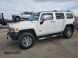 2009 Hummer H3 SUV Luxury with VIN 5GTEN13E298106011, listed as a Copart auction lot 77596674 with 143,356 mi miles and Salvage Title. Bid and sale history available at carsss.com. Image 1.