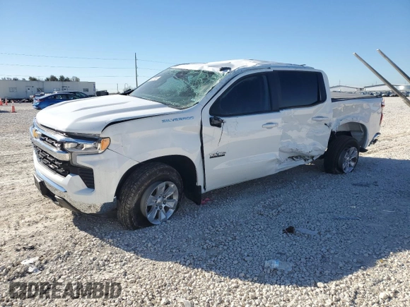 2023 Chevrolet Silverado 1500 LT with VIN 3GCPACEK5PG266319, listed as a Copart auction lot 89367655 with Not Provided miles and Salvage Title. Bid and sale history available at DreamBid. Image 1.