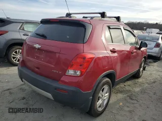2015 Chevrolet Trax LT with VIN KL7CJLSB4FB099233, listed as a Copart auction lot 45752555 with 78,326 mi miles and Salvage Title. Bid and sale history available at carsss.com. Image 3.