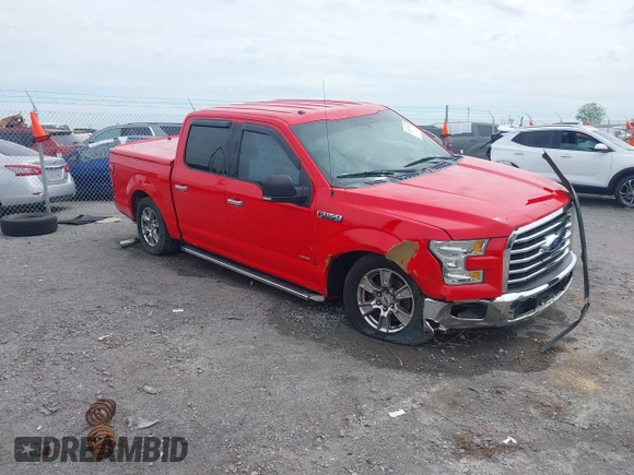 2015 Ford F-150 XL with VIN 1FTEW1CP4FKE80477, listed as a IAAI auction lot 42173942 with 155,540 mi miles and . Bid and sale history available at DreamBid. Image 1.
