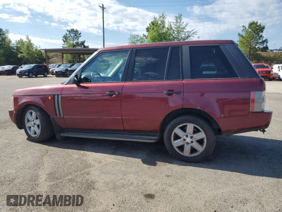 2004 Land Rover Range Rover HSE with VIN SALME114X4A166075, listed as a Copart auction lot 55575605 with 139,073 mi miles and Clean title. Bid and sale history available at DreamBid. Image 2.