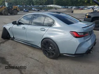 2022 BMW M3 Competition xDrive with VIN WBS43AY09NFM97744, listed as a Copart auction lot 72728864 with 7,724 mi miles and Salvage title. Bid and sale history available at DreamBid. Image 2.