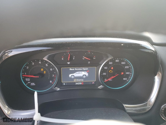 2023 Chevrolet Traverse RS with VIN 1GNEVJKWXPJ251022, listed as a Copart auction lot 48286835 with 34,200 mi miles and Salvage Title. Bid and sale history available at carsss.com. Image 9.